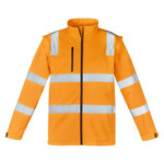 Unisex Hi Vis VIC Rail 2 In 1 Softshell Jacket