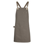 Brass Eyelet Canvas Apron with PU Strap