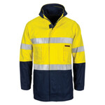 Mens HiVis "4 IN 1" Cotton Drill Jacket with Generic R/Tape