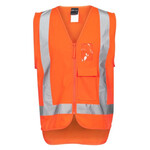 Mens Hi Vis Zip (D+N) TTMC-W Vest