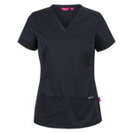 Womens Premium Stretch Panel Scrub Top
