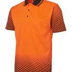 Mens Hi Vis Net Sub Polo