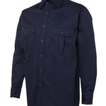 Mens Long Sleeve 190G Work Shirt