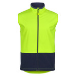 Hi Vis Water Resist Softshell Vest