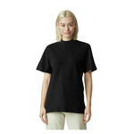 Unisex Pique Mockneck Tee Shirt