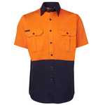 Mens Hi Vis Sort Sleeve 190G Shirt