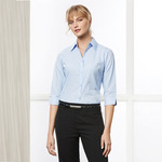 Women Micro Check 3/4 Sleeve Shirt